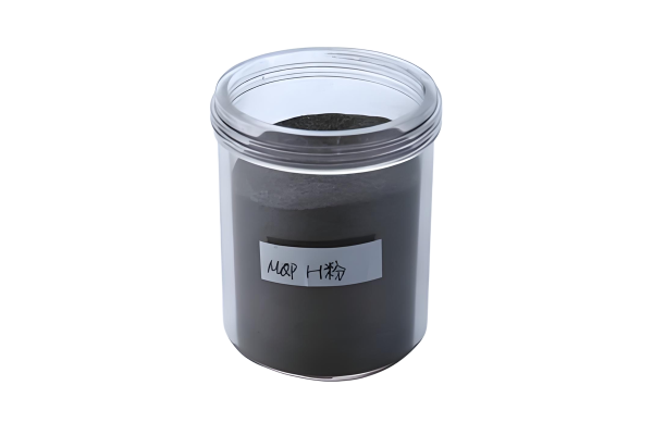 Quenched Magnetic Powder